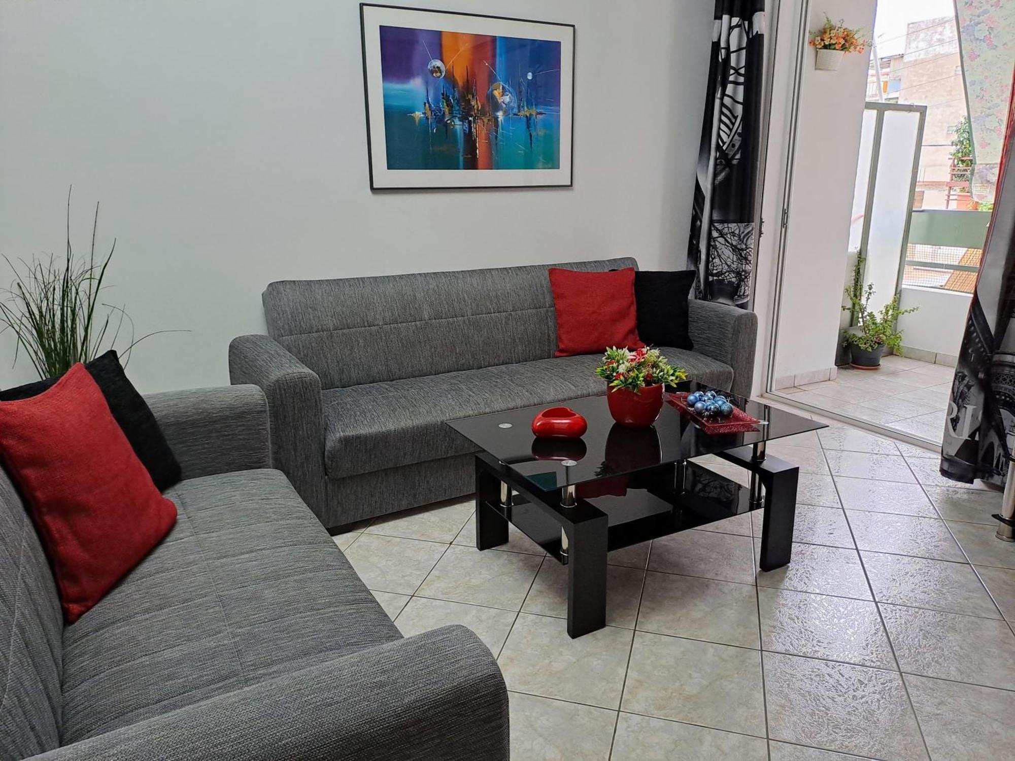 Bright Apartment In Nea Palatia • Oropos Экстерьер фото
